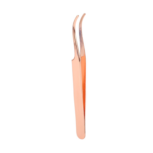 Eyelash Applicator Tool DIY Rose Gold Curved Lash