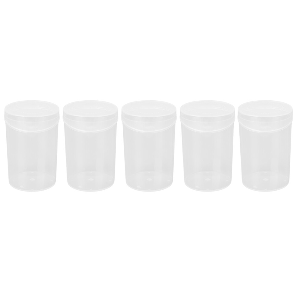 5pcs Makeup Sponge Box Multipurpose Transparent