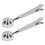 2PCS Coffee Spoon Clip Matte Appearance Fine 15