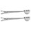 2PCS Coffee Spoon Clip Matte Appearance Fine 3