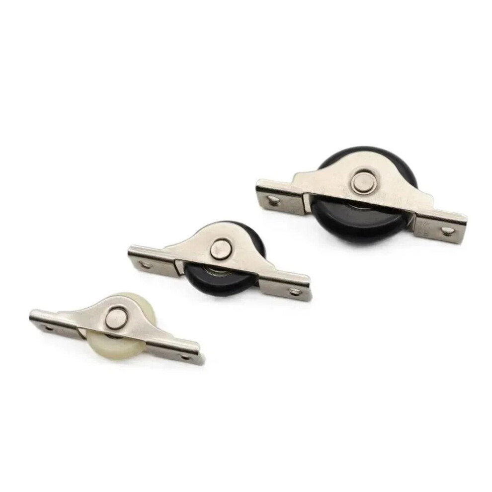 25Mm Bear Sliding Door Roller Caster 20Kg Nylon Pulley For Wardrobe Window Furniture Hardware - 4 Pack 6947110238449