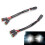 2 pezzi di cablaggio LED a 2 pin per auto 12-24V 700W 11