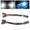 2 pezzi di cablaggio LED a 2 pin per auto 12-24V 700W 9