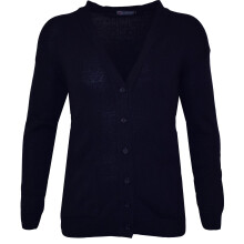 (Navy, 6XL) LOUIE JAMES COTTON BLEND CLASSIC 6 BUTTON CARDIGAN WITH TWIN STRAIGHT POCKETS IN NAVY IN SIZE 2XL TO 6XL