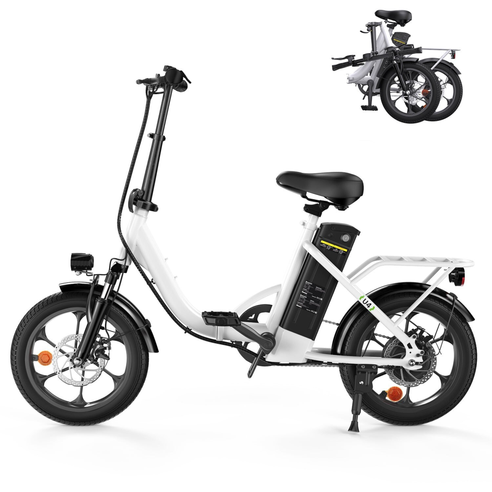 isinwheel U4 Electric Bike 36V 10.4Ah 250W Motor 16 Inch 88KM Range-image-OPC-PJR9FGD-NEW