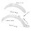M365 245/310 mm Ensemble de garde-boues blanc 176 g 7