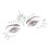 Glitter per occhi e viso, adesivi di strass ABS, trucco 1