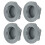 Écrou de roue hexagonal en aluminium gris titane de 17 mm(1/8 RC) 16