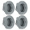 Écrou de roue hexagonal en aluminium gris titane de 17 mm(1/8 RC) 13