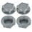 Écrou de roue hexagonal en aluminium gris titane de 17 mm(1/8 RC) 1