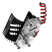 Dissipateur thermique à double ventilateur 6 V 0,25 A noir 30x30/60x46x43