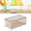 Tissues Box Gold Plating Process Fine Workmanship 12