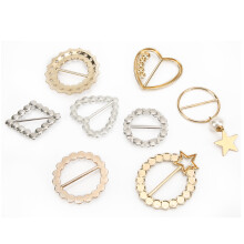 Pearls Scarf Buckle 8Pcs Elegant Shiny TShirt Clamps Durable Fashion Aussie