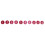 50 pezzi etichette numerate da 1 a 50, rosse, per apicoltura, 3,6 cm 6