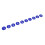 50 pezzi etichette numerate 1-50 blu 3,6 cm ABS apicoltura 3