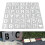 42pcs Spray Paint Stencil Colored Drawing Portable 11