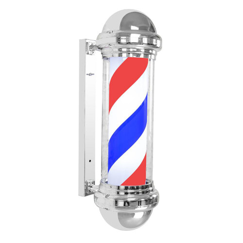 LED Barber Sign Rotating Illuminating Pole Bright 1