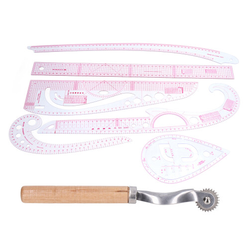 7pcs Sewing Ruler Set French Curve Pattern Making