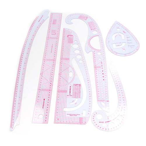 7pcs Sewing Ruler Set French Curve Pattern Making 2