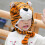 Tiger Cute Plush Hat Soft Coldproof Prevent Static 14