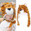 Tiger Cute Plush Hat Soft Coldproof Prevent Static 12