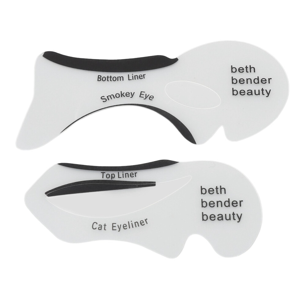 2pcs Eye Shadow Stencil EVA Portable Assistance
