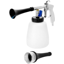 Car Cleaning Gun 6.5-9.2Bar, Compressed Air Cleaning Gun with Foam Bottle and Brush, for Car Interiors