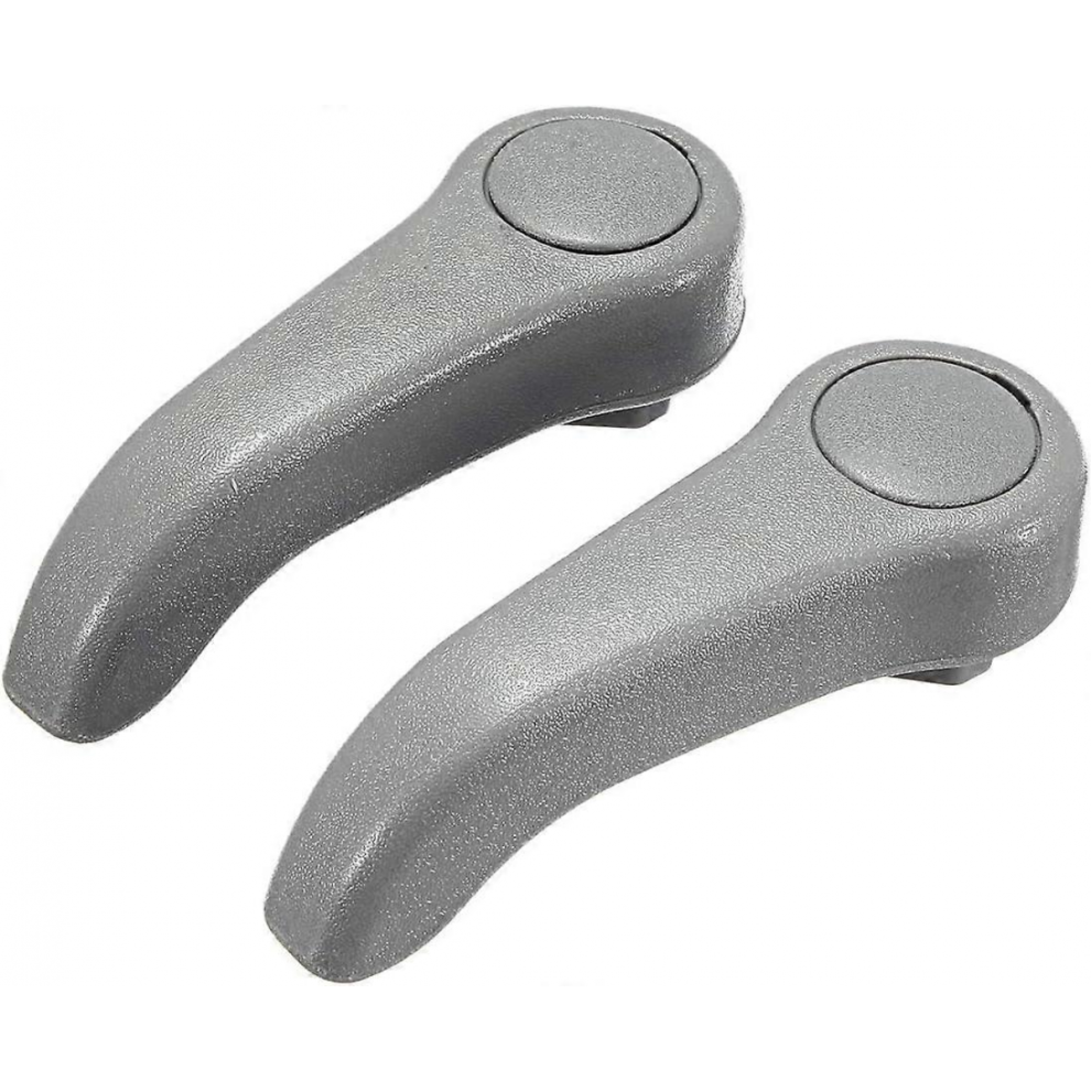 1Pair Car Seat Handles Hand Seat Tilt Handle For Renault Clio Mk2 Seat Adjusting Lever Handle Pull Set Gray 9022594373590