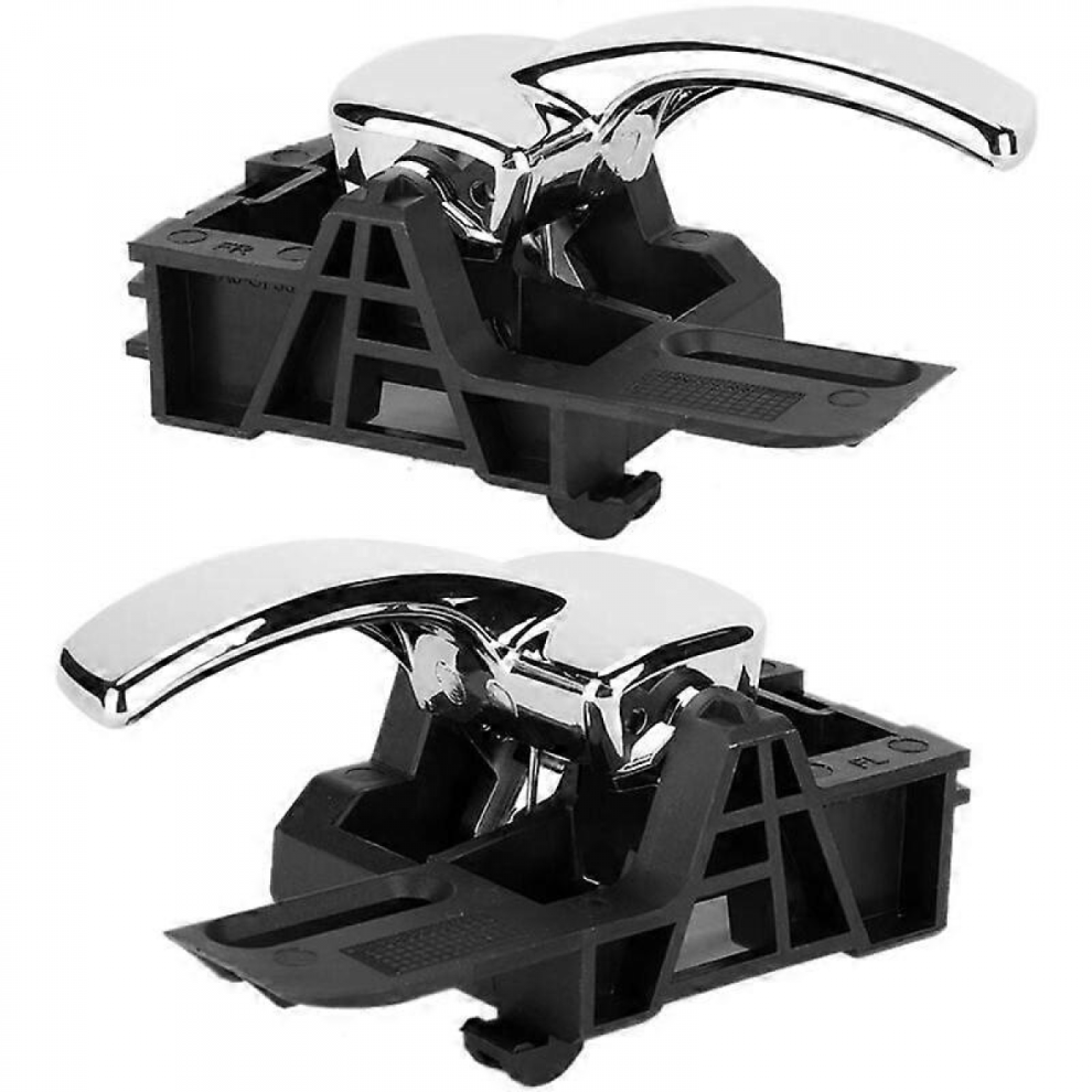 2Pcs Left & Right Chrome Interior Door Handle 80671-Jd00e Fits For Nissan Qashqai 2004-2007 9022594374627