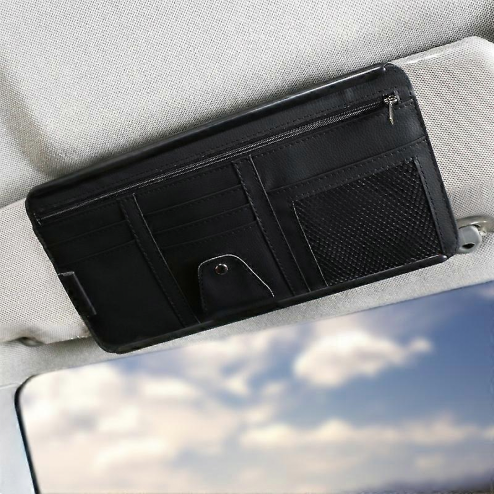Car Sun Visor Organizer, Auto Interior Accessories Pocket Manager - Car Truck Suv Storage Pouch 9022594374528
