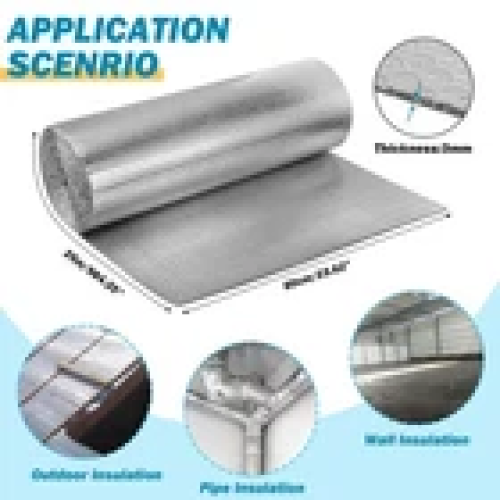 25M Silver Multi-purpose Double Aluminium Bubble Insulation Foil Loft 1