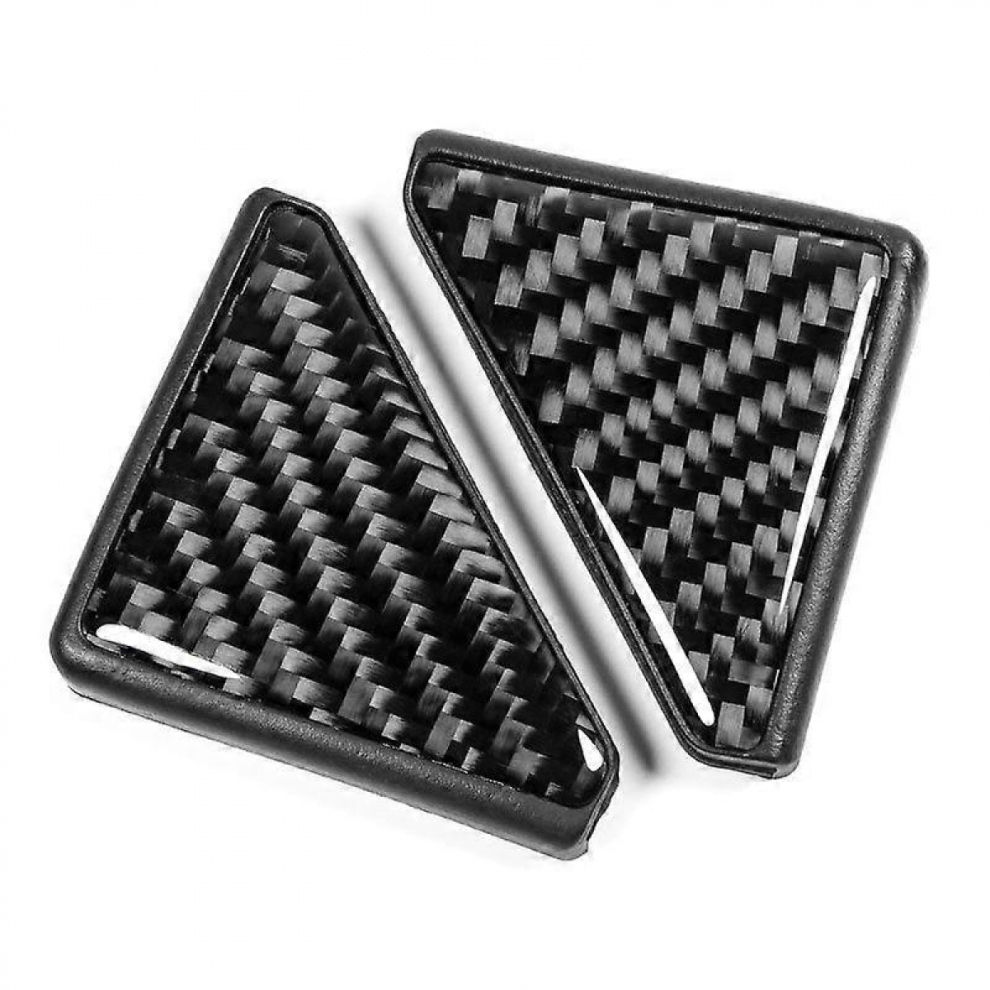 2Pcs Carbon Fiber Car Door Corner Edge Guards, Anti-Scratch Protectors For Car Door Corners, Decorative Anti-Collision Cover For Universal Vehicle Fr 9022594376195