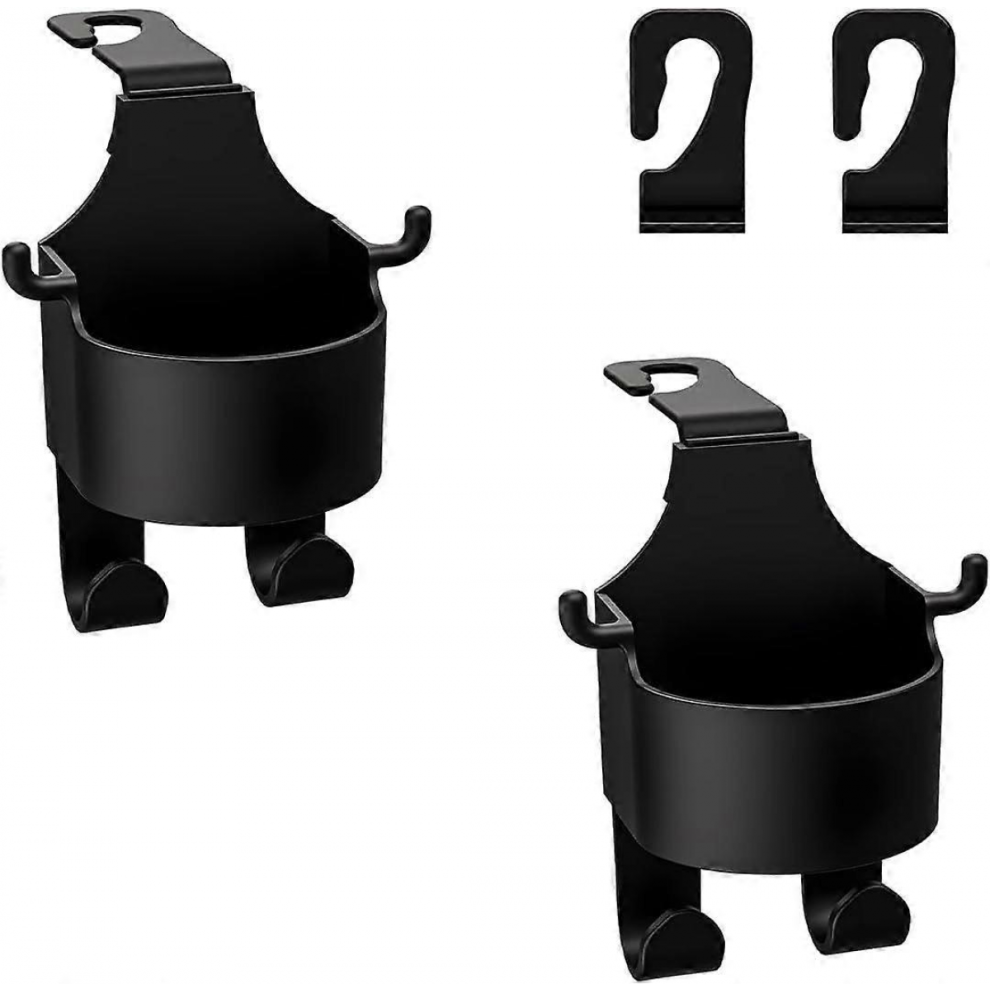 Pieces Universal Car Cup Holder, Car Seat Headrest Cup Holder With Hooks, 3 In 1 Car Seat Hook And Back Seat Cup Holder With Hooks 9022594376669