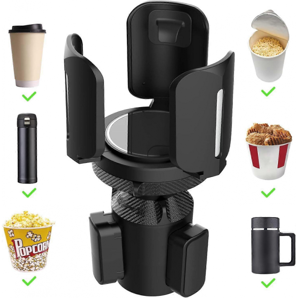 Car Cup Holder All Purpose Car Cup Holder Adapter Expander Adjustable Base Multifunctional Car Cup Drink Holder For Cars Beverage Cans Holder Black 9022594377130