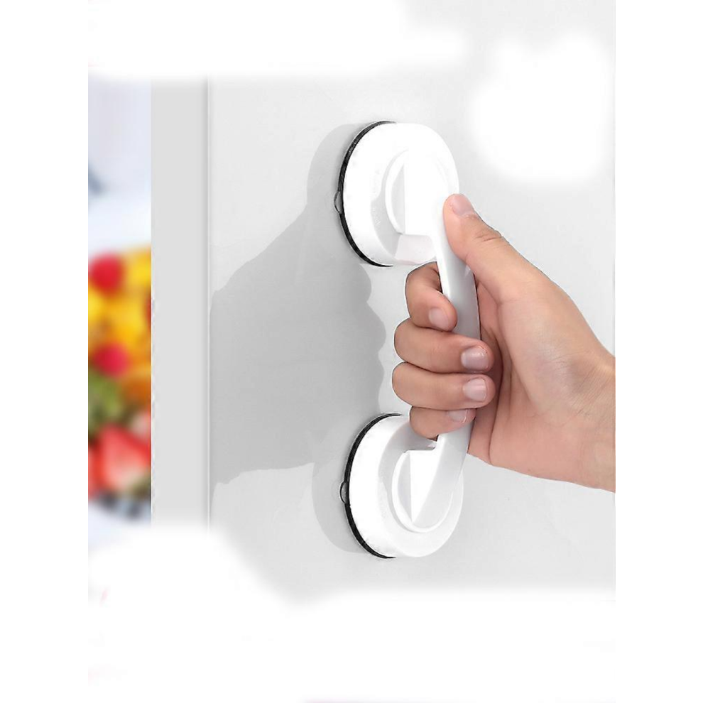 Suction cup handle for door, window, cabinet, refrigerator, shower grab bar, bathroom sliding door handle