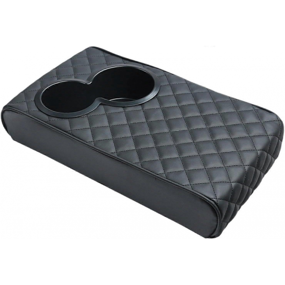 Auto Center Console Armrest Pillow, Armrest Cushion With Cup Holder | Auto Center Console Armrest Pillow | Car Armrest Cushion With Cup Holder 9022594377970