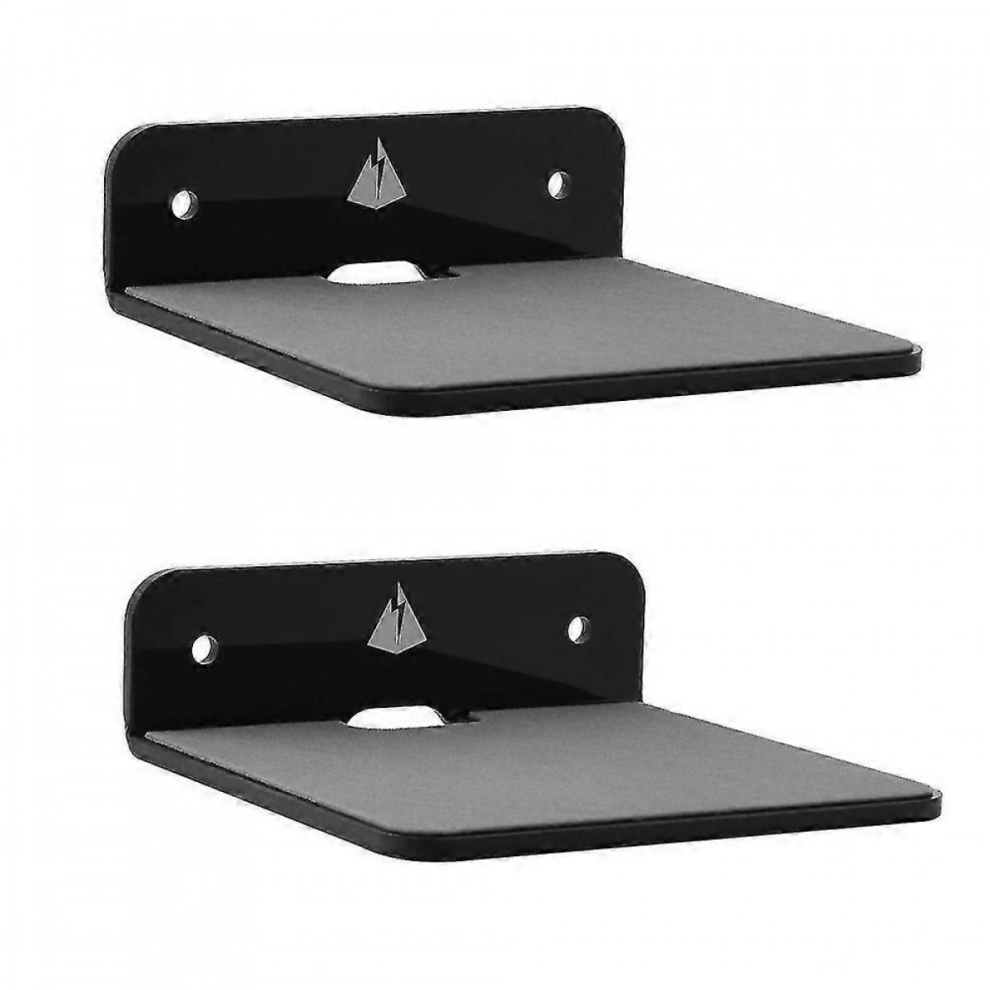 2Pack Wall Shelf Speaker Stand, Acrylic Wall Mount Display Shelf For Bluetooth Speaker, Webcam 9022594380444