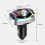 Bluetooth FM-zender, 7-kleuren LED Bluetooth 5.0 autoradio-adapter MP3-spelerkit 2