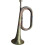 Bugle 12.60 Inch Solid Copper Brass Bugle for Military Band Cavalry Orchestra Performance 5