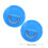 6 Stück PVC D-Ring Patch Elastikseil-Set Edelstahl D-Ring Patch Gummiseil-Set Blau 7
