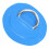 6 Stück PVC D-Ring Patch Elastikseil-Set Edelstahl D-Ring Patch Gummiseil-Set Blau 4