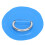 6 Stück PVC D-Ring Patch Elastikseil-Set Edelstahl D-Ring Patch Gummiseil-Set Blau 11