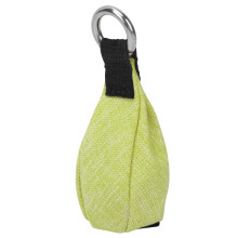 Piccolo sacchetto di peso per lancio da 400 g, nylon verde + anello