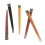Chopsticks Set 5 Different Colors Natural Wood 10