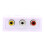 Mini convertitore PAL/NTSC 1080P in plastica ABS nera 6