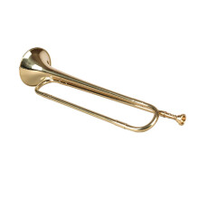 Brass Trumpet Bb Flat Bugle Gold Lacquer Finish with Mouthpiece for School Students Beginner Orchestra Instrument