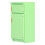 Dollhouse Mini Refrigerator 1:12 Scale Realistic Kitchen Accessory Easy to Use 16