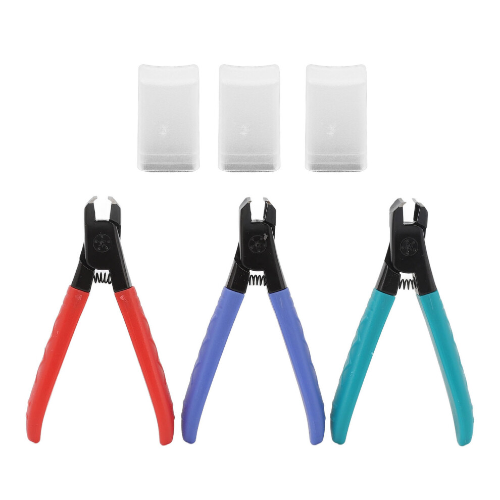 3Pcs Nail Clippers With Protective Lid Spatter