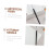 Eyebrow Brush Set with Comb and Eyeliner Brush, 4-Piece Flat Makeup Tools for Precise Concealer Application 3