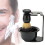 Set da barba da 3 pezzi in ABS+nylon con ciotola e supporto 1